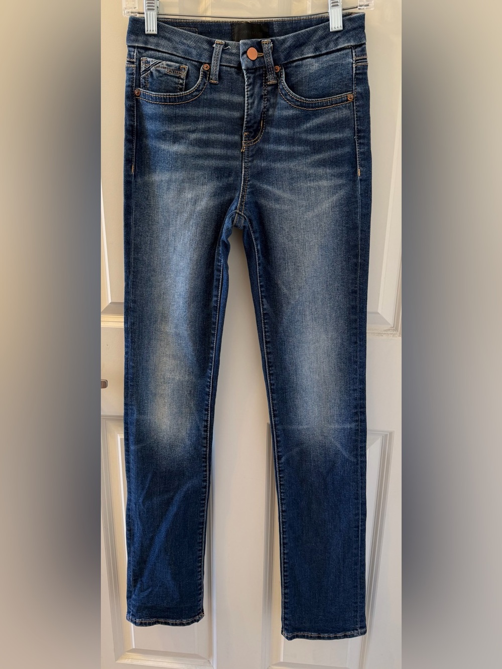 Buckle Black Women’s High Rise Curvy Straight Jeans, Size 25 x 33